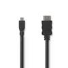 CAVO HDMI NEDIS  ad alta velocità con Ethernet  Connettore HDMI™ - Connettore micro HDMI™  1,5 m  Nero